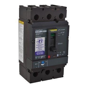 Circuit breaker, PowerPacT J, 200A, 3 pole, 600VAC, 18kA, lugs, thermal magnetic, 80%, aux, shunt (Circuit breaker PowerPacT J) is a Schneider Electric product. Designed for reliable performance and long service life. Available across Iraq — contact us for pricing and delivery options.