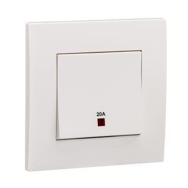 Switch, Vivce, 250V, 20A, 1 gang, 2 way, 2 pole, with neon and earth, white (Switch Vivce) is a Schneider Electric product. Designed for reliable performance and long service life. Available across Iraq — contact us for pricing and delivery options.