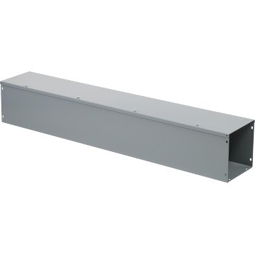 Wireway, Square-Duct, 8 inch by 8 inch, 4 feet long, hinged cover, N1 paint, NEMA 1 (Wireway Square-Duct) is a Schneider Electric product. Designed for reliable performance and long service life. Available across Iraq — contact us for pricing and delivery options.