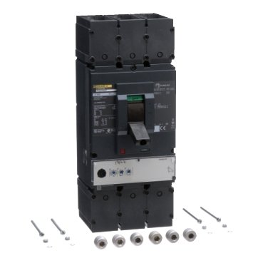 Circuit breaker, PowerPacT L, 600A, 3 pole, 600VAC, 18kA, lugs, MicroLogic 3.3, 80% (Circuit breaker PowerPacT L) is a Schneider Electric product. Designed for reliable performance and long service life. Available across Iraq — contact us for pricing and delivery options.