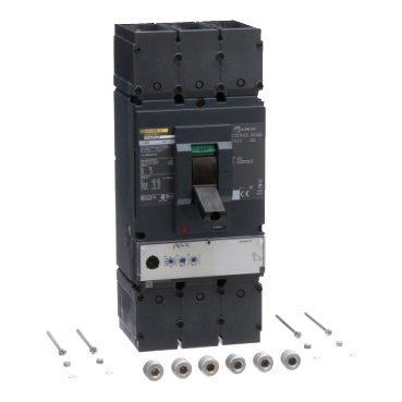 Circuit breaker, PowerPacT L, 600A, 3 pole, 600VAC, 25kA, lugs, MicroLogic 3.3, 80% (Circuit breaker PowerPacT L) is a Schneider Electric product. Designed for reliable performance and long service life. Available across Iraq — contact us for pricing and delivery options.