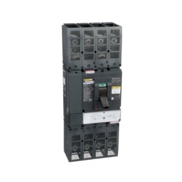 Circuit breaker, PowerPacT L, 700A, 4 pole, 500VDC, 50kA, lugs, thermal magnetic, 80% (Circuit breaker PowerPacT L) is a Schneider Electric product. Designed for reliable performance and long service life. Available across Iraq — contact us for pricing and delivery options.