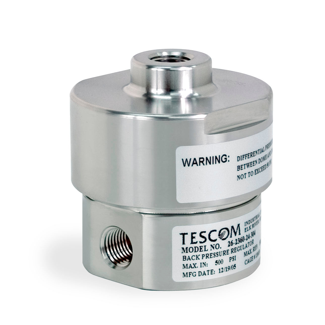 TESCOM 26-2300 Backpressure Regulators