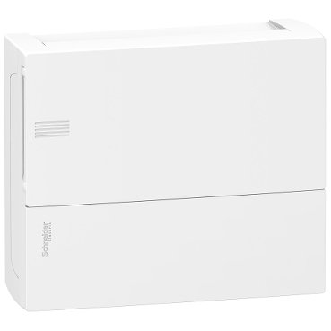 Enclosure, Resi9 MP, surface mounting, 1 row of 12 modules, IP40, white door, 1 earth + 1 neutral terminal blocks (Enclosure Resi9 MP) is a Schneider Electric product. Designed for reliable performance and long service life. Available across Iraq — contact us for pricing and delivery options.
