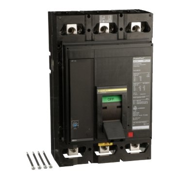 Circuit breaker, PowerPacT M, 500A, 3 pole, 600VAC, 25kA, lugs, ET 1.0, 80% (Circuit breaker PowerPacT M) is a Schneider Electric product. Designed for reliable performance and long service life. Available across Iraq — contact us for pricing and delivery options.