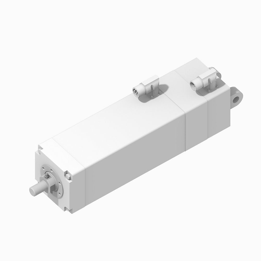 MP-Series Heavy Duty Electric Cylinders, Actuator Rod w/Male Rod End with Food Grade White Paint Option,152.4 mm (6.0 in.), 230V AC, 1024 SIN/COS Multi-turn ABS Encoder (150...450mm stroke lengths), No Brake