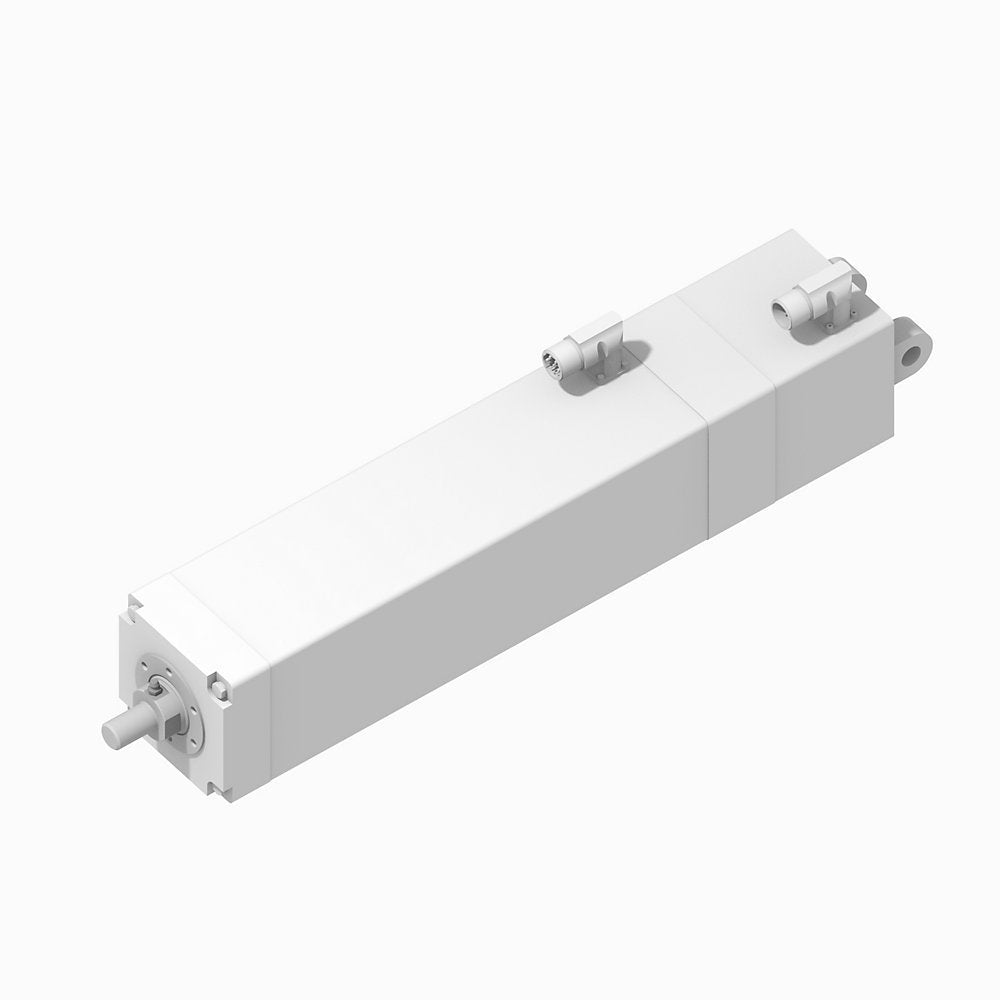 MP-Series Heavy Duty Electric Cylinders, Actuator Rod w/Male Rod End with Food Grade White Paint Option,304.8 mm (12.0 in.), 230V AC, 1024 SIN/COS Multi-turn ABS Encoder (150...450mm stroke lengths), 24 VDC Brake