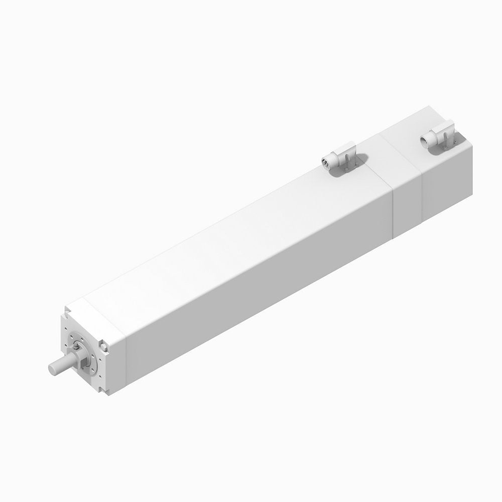 MP-Series Heavy Duty Electric Cylinders, Actuator Rod w/Male Rod End with Food Grade White Paint Option,457.2 mm (18.0 in.) Max., 230V AC, 1024 SIN/COS Multi-turn ABS Encoder (150...450mm stroke lengths), 24 VDC Brake