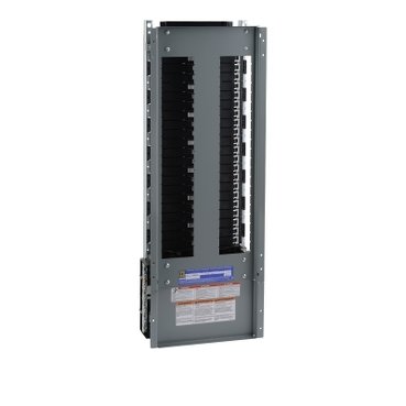 Panelboard interior, NF, main breaker, 125A, Al bus, 42 pole spaces, 3 phase, 4 wire, 480Y/277VAC, bolt on (Panelboard interior NF) is a Schneider Electric product. Designed for reliable performance and long service life. Available across Iraq — contact us for pricing and delivery options.