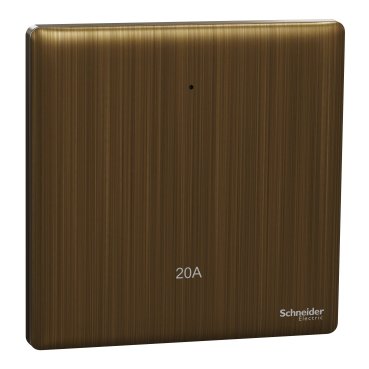 Switch, Unica X, 20A, 250V, 1 gang, 2 pole, with LED, antique brass (Switch Unica X) is a Schneider Electric product. Designed for reliable performance and long service life. Available across Iraq — contact us for pricing and delivery options.