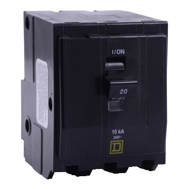 Mini circuit breaker, QO, 20A, 3 pole, 120/240VAC, 65kA, plug in (Mini circuit breaker QO) is a Schneider Electric product. Designed for reliable performance and long service life. Available across Iraq — contact us for pricing and delivery options.