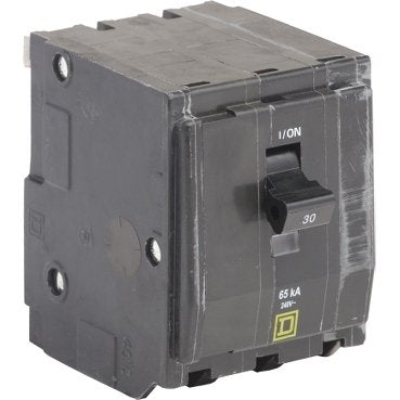 Mini circuit breaker, QO, 30A, 3 pole, 120/240VAC, 65kA, plug in (Mini circuit breaker QO) is a Schneider Electric product. Designed for reliable performance and long service life. Available across Iraq — contact us for pricing and delivery options.