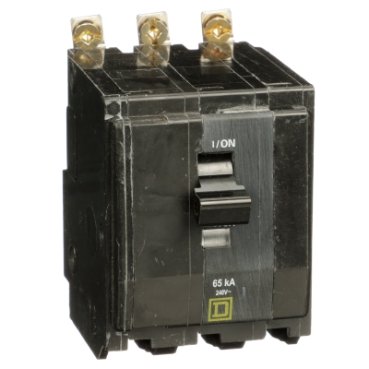 Mini circuit breaker, QO, 15A, 3 pole, 120/240VAC, 65kA, bolt on (Mini circuit breaker QO) is a Schneider Electric product. Designed for reliable performance and long service life. Available across Iraq — contact us for pricing and delivery options.
