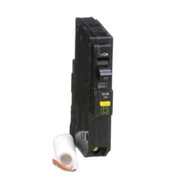 Mini circuit breaker, QO, 20A, 1 pole, 120VAC, 10kA, plug in, 6mA grd fault A, pigtail [TAA] (Mini circuit breaker QO) is a Schneider Electric product. Designed for reliable performance and long service life. Available across Iraq — contact us for pricing and delivery options.