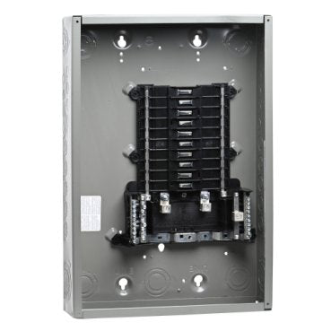 Load center, QO, 1 phase, 20 spaces, 20 circuits, 125A convertible main lugs, PoN, NEMA1, wide gutter (Load center QO) is a Schneider Electric product. Designed for reliable performance and long service life. Available across Iraq — contact us for pricing and delivery options.