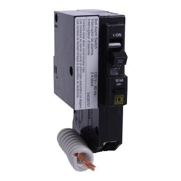 Mini circuit breaker, QO, 25A, 1 pole, 120VAC, 10kA, plug in, 30mA grd fault B, alarm switch [TAA] (Mini circuit breaker QO) is a Schneider Electric product. Designed for reliable performance and long service life. Available across Iraq — contact us for pricing and delivery options.