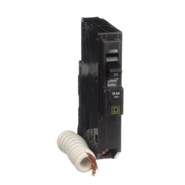 Mini circuit breaker, QO, 30A, 1 pole, 120VAC, 10kA, plug in, 30mA grd fault B [TAA] (Mini circuit breaker QO) is a Schneider Electric product. Designed for reliable performance and long service life. Available across Iraq — contact us for pricing and delivery options.