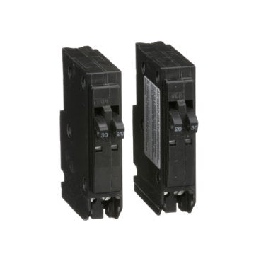 Tandem mini circuit breaker, QO, 2 x 1 pole at 20A, 2 x 1 pole at 30A, 120/240VAC, 10kA, plug in (Tandem mini circuit breaker QO) is a Schneider Electric product. Designed for reliable performance and long service life. Available across Iraq — contact us for pricing and delivery options.