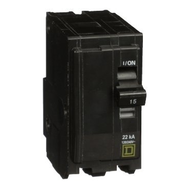 Mini circuit breaker, QO, 15A, 2 pole, 120/240VAC, 22kA, plug in (Mini circuit breaker QO) is a Schneider Electric product. Designed for reliable performance and long service life. Available across Iraq — contact us for pricing and delivery options.