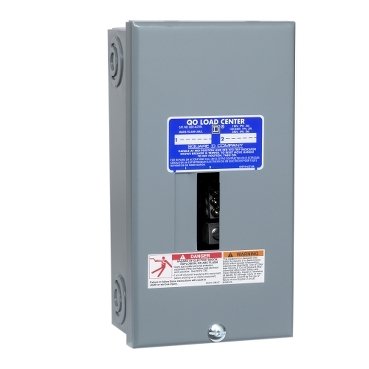 Load center, QO, 1 phase, 2 spaces, 4 circuits, 70A fixed main lugs, NEMA1, gnd bar, surface cover, CSA (Load center QO) is a Schneider Electric product. Designed for reliable performance and long service life. Available across Iraq — contact us for pricing and delivery options.