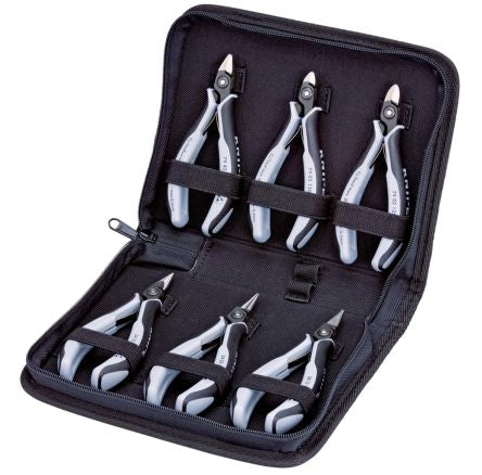 Knipex 6-Piece Electronic Plier Case Plier Set