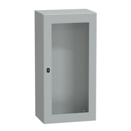 Schneider Electric Spacial Series Steel Enclosure, IP66 Transparent Door, 1200 mm x 600 mm x 400 mm