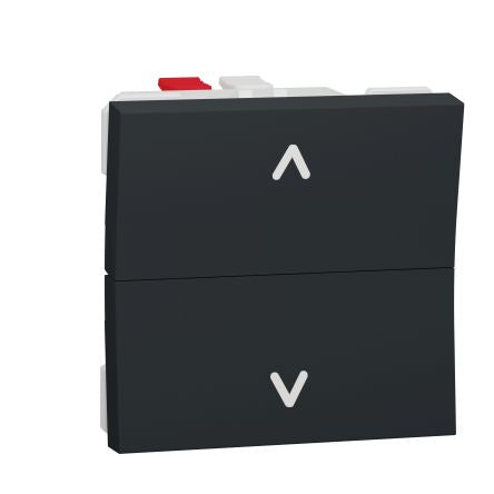 Schneider Electric Anthracite, 2 Way Roller Shutter Switch, New Unica