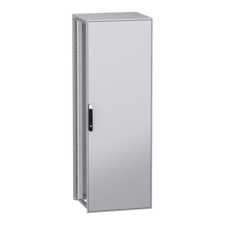 Schneider Electric PrismaSeT HD Series Galvanised Steel 1-Door Floor Standing Enclosure, Opaque Door, IP55 600 mm, 700