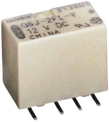 Omron Surface Signal Relay, 5V dc Coil, 1A, DPDT