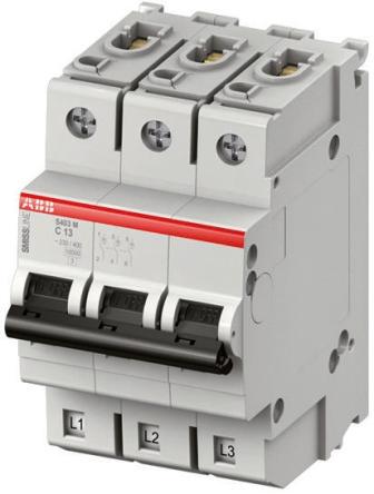 ABB SMISSLINE TP S400M Miniature Circuit Breaker, 1-Pole, 50A, Type C, 400V ac AC, 10 kA Breaking Capacity