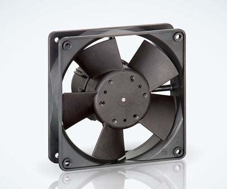 ebm-papst AC 4300 Series Axial Fan, 265V ac, 85 V ac, 204 m³/h, 11 W, IP20 119 mm, 119mm, 32 mm