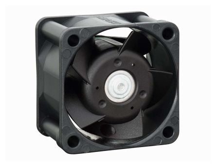 ebm-papst 400 Series Axial Fan, 24V dc, 19 m³/h, 2.3 W, 100 mA Max, IP20 40 mm 40mm 25.4 mm