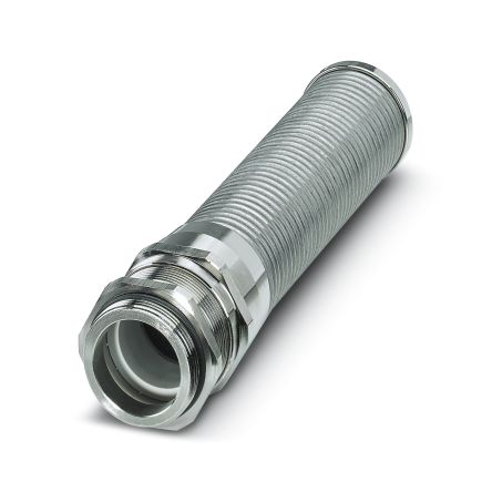 Phoenix Contact 14151 Series Silver Brass Cable Gland, M40 Thread, 16 mm min., 28 mm max., IP68, IP69