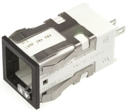 Honeywell AML Series White Panel Mount Indicator Wedge, 28V, 2A, PCB Terminal Termination Panel