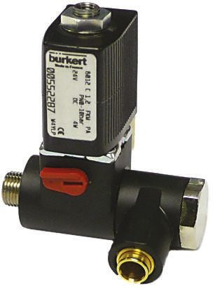 Burkert Solenoid Valve 425304, 3 Port, NC, 230V ac 1/8 in G