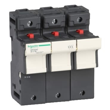 Schneider Electric 125A Rail Mount Fuse Holder, 3P-Pole, 690V ac