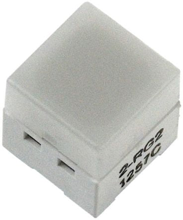 Omron IP00 White Tactile Switch Cap, SPST-NO 50mA 24 V dc, PCB