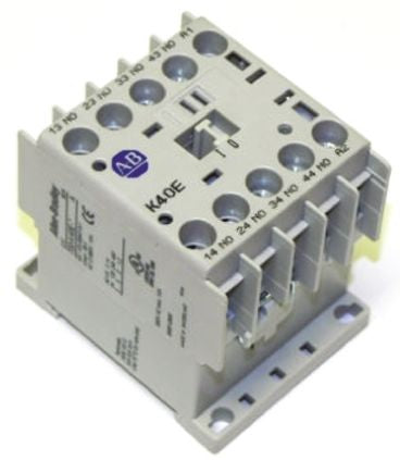 Allen Bradley 700K Contactor, 110V ac Coil, 4-Pole, 10 A, 4 NO, 690V ac
