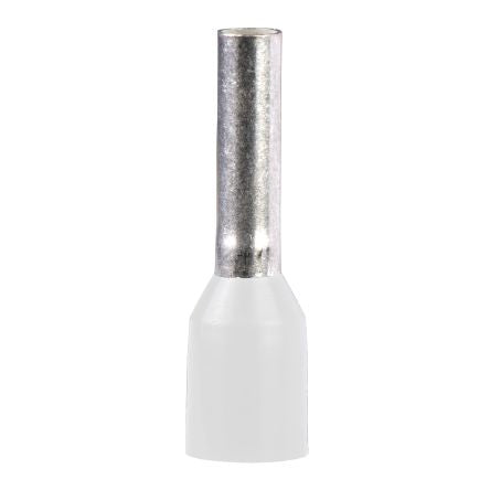 Schneider Electric, DZ5C Insulated Cable End, 18 mm Pin Length, 6.2 mm Pin Diameter, Black to 6 AWG Wire Size