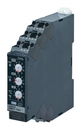 Omron Monitoring Relay, SPST, DIN Rail, Monitoring: 0 °C to 999 °C, 0 V ac 0V ac