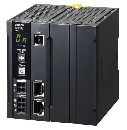Omron 24V dc Input DIN Rail Uninterruptible power supply 120 W S8BA