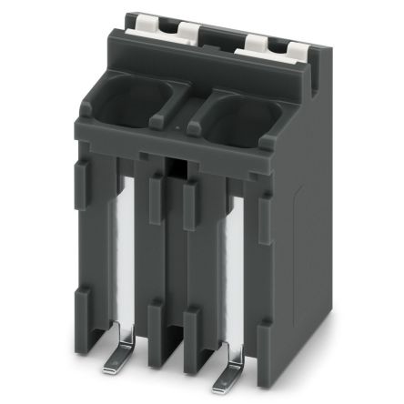 Phoenix Contact SPT-SMD 1.5/ 2-V-5.08 R24 Series PCB Terminal Block, 2-Contact, 5.08 mm Pitch, Surface, 1 Row