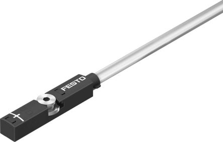 Festo Cable with Connector M12 3 Pin Pneumatic Position Detector, IP65, IP69K, IP68 24V dc, SMT-8 LED Indicator, 574337