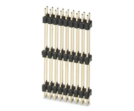 Phoenix Contact Pin Strip, 18 Contact(s), 2.54 mm Pitch, 2 Row