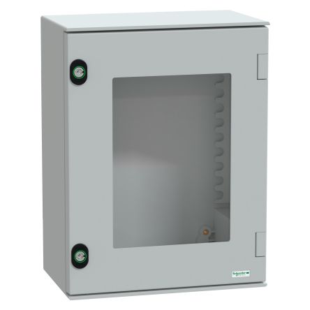 Schneider Electric PanelSeT Series Polyethylene Terephthalate Wall Box, IP66 Transparent Door, 430 mm x 330 mm x 200 mm