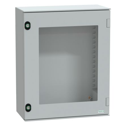 Schneider Electric PanelSeT Series Polyethylene Terephthalate Wall Box, IP66 Transparent Door, 530 mm x 430 mm x 200 mm