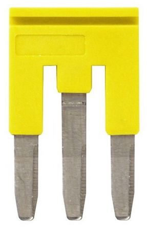Omron XW5S Series Short Bar for Use with XW5T-P2.5-3 Feed Through Terminal Block, XW5G-P2.5-3 Grounding Terminal Block