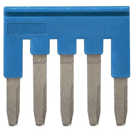 Omron XW5S Series Short Bar for Use with XW5G-P2.5-5 Grounding Terminal Block, XW5T-P2.5-5 Feed Through Terminal Block