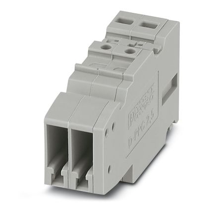 Phoenix Contact COMBI Series Non-Fused Terminal Block, 2-Way, 24A Push-in