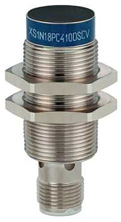Telemecanique Sensors XS1N18PC410DSCV Threaded Barrel Inductive Proximity Sensor, M18 x 1 PNP XS 36V 5 mm 24 V dc 200mA